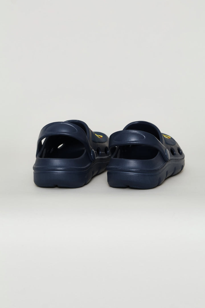 Boys Skater Rubber Clog - Navy
