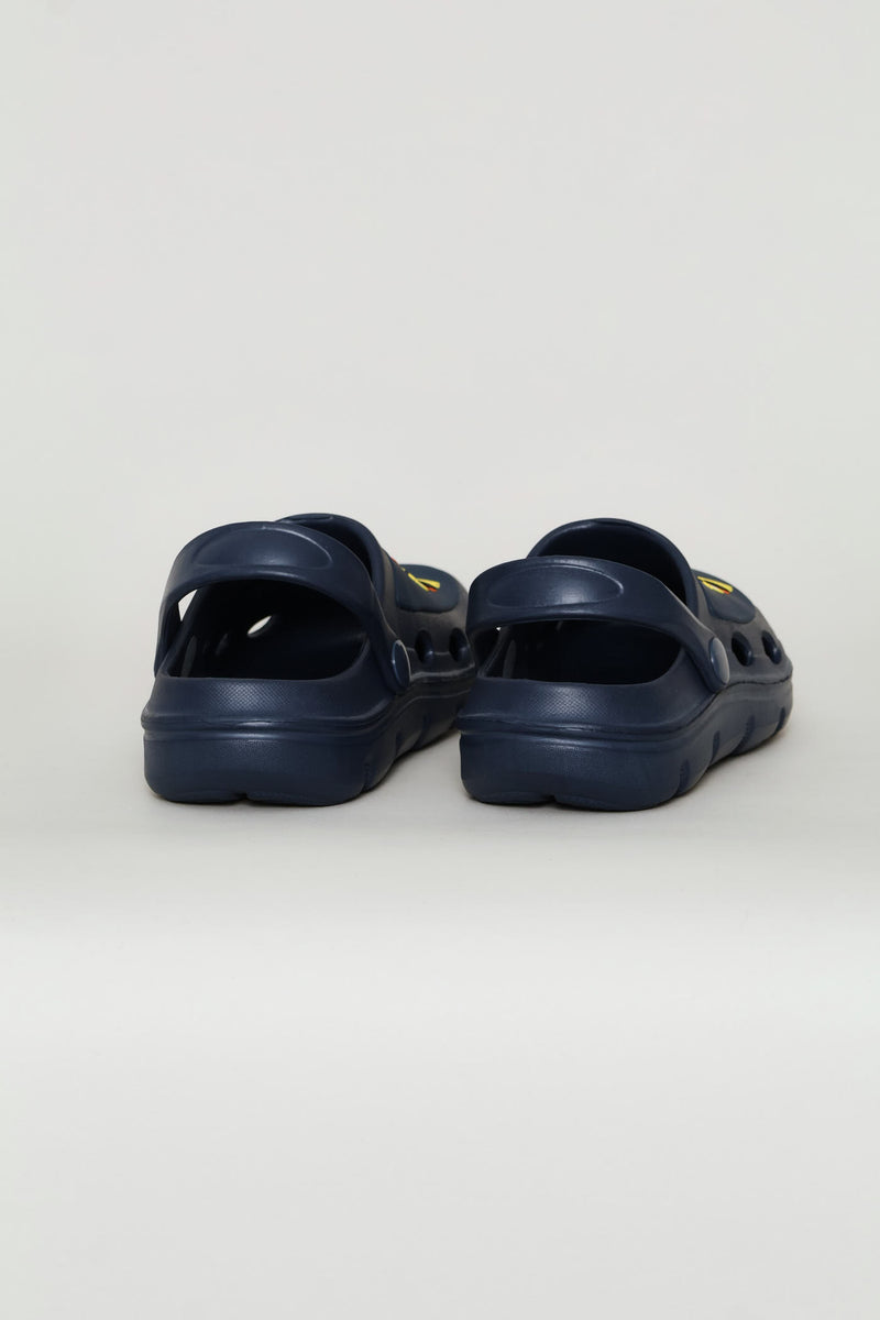 Boys Skater Rubber Clog - Navy