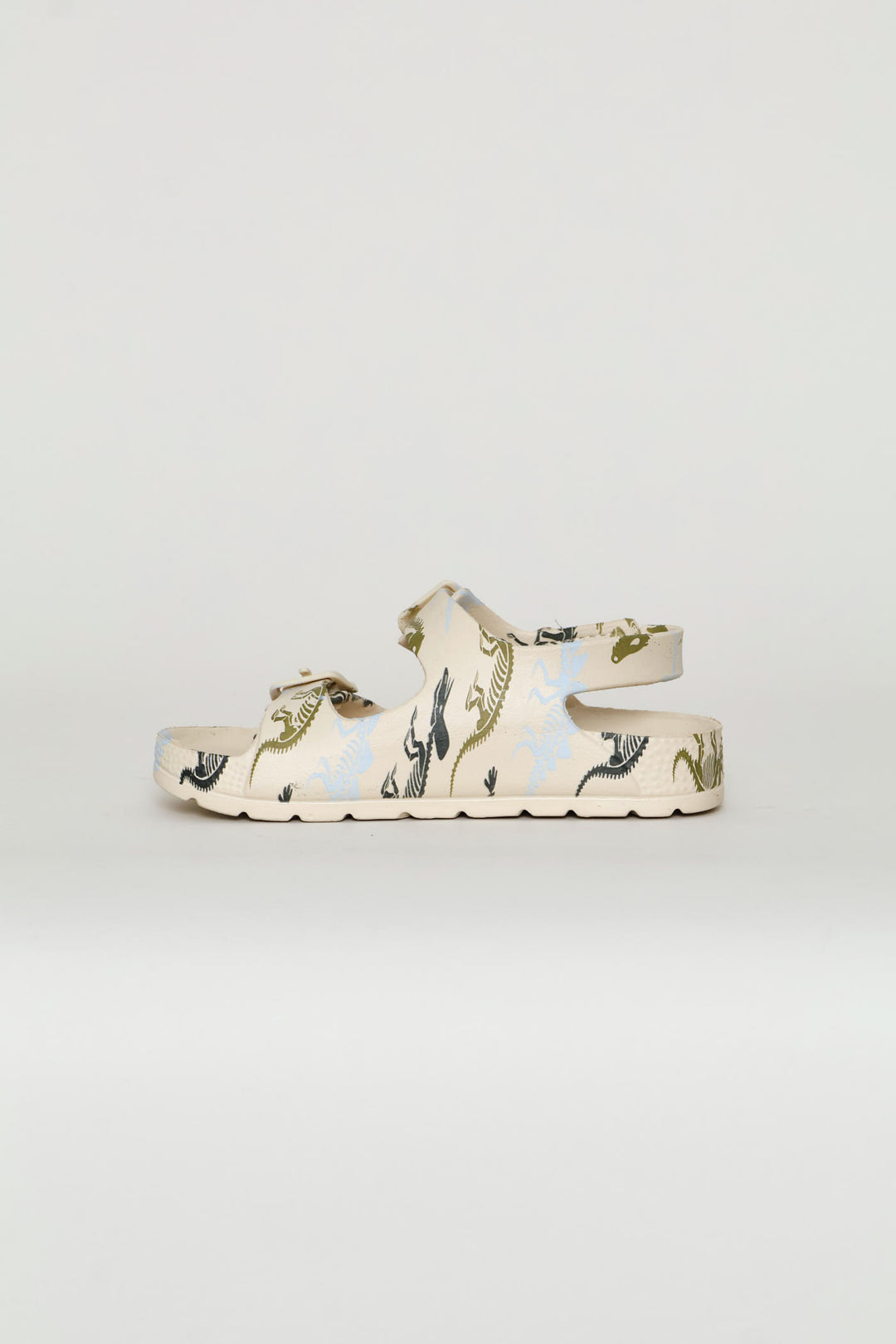 Pre-Boys Moulded Dino Sandal - Stone