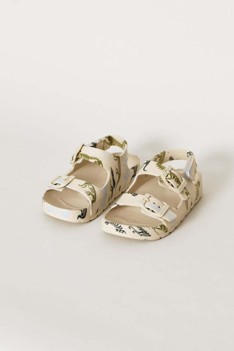 Pre-Boys Moulded Dino Sandal - Stone