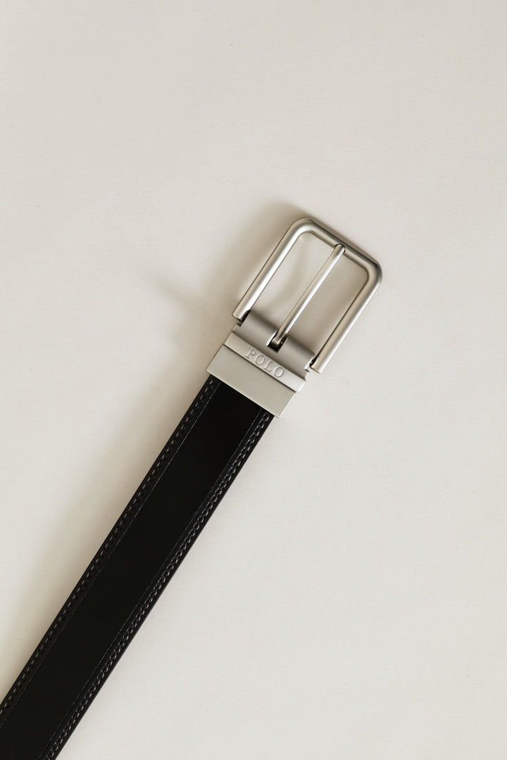 Reversible Theo Belt - Black/Brown