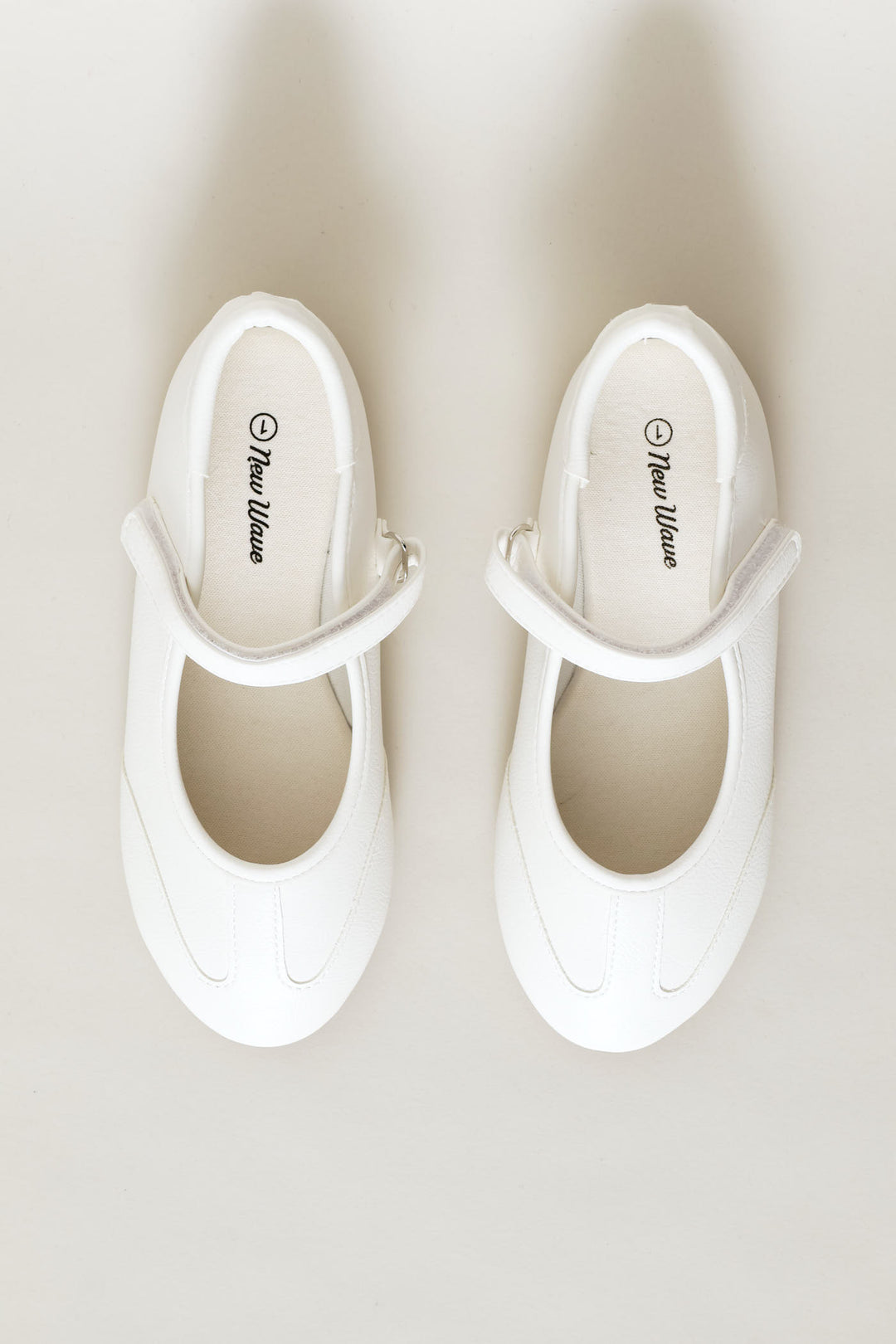Girls Mary-Jane Sports Pump - White