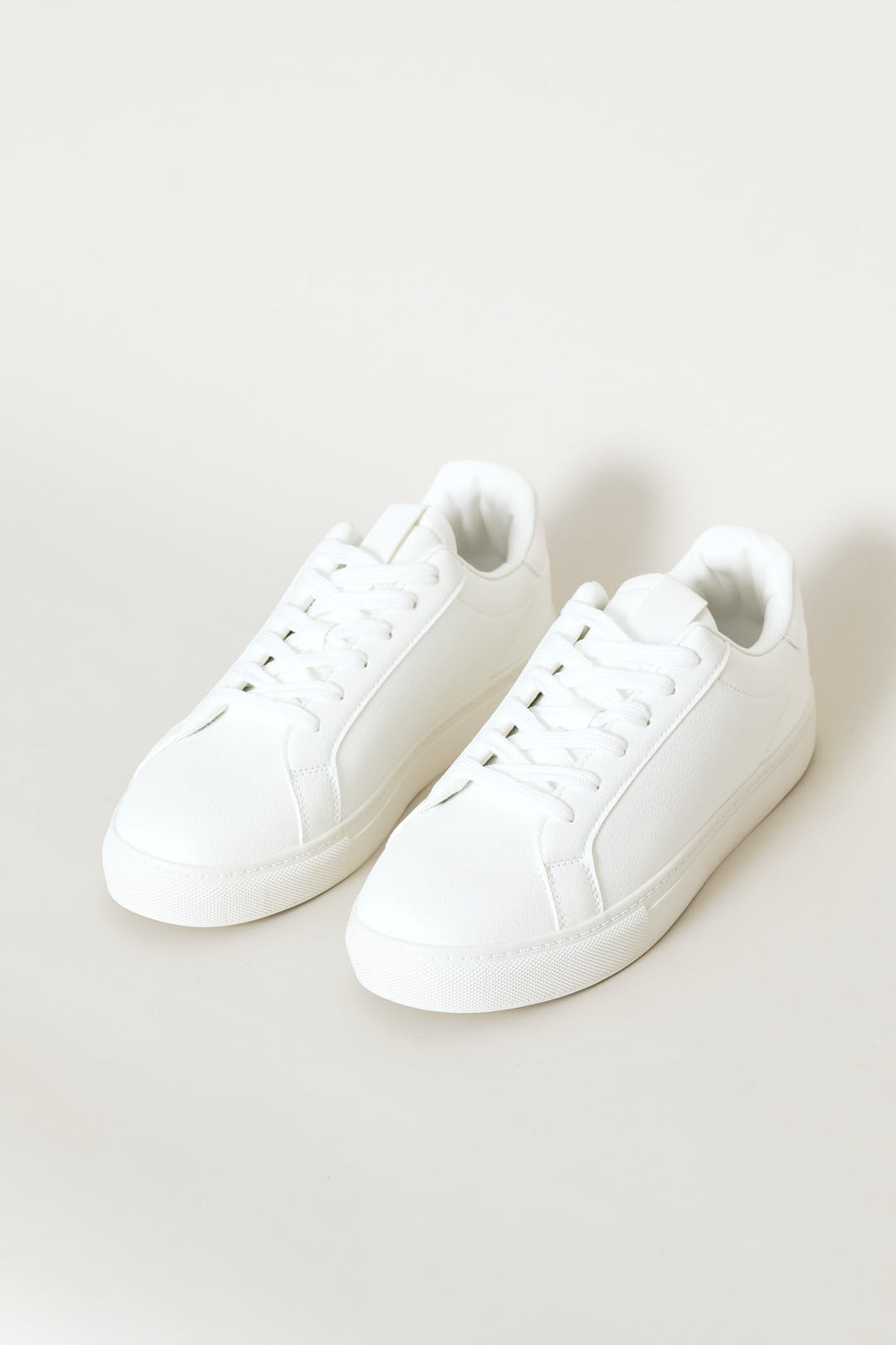 Basic Lace Up Sneaker - White
