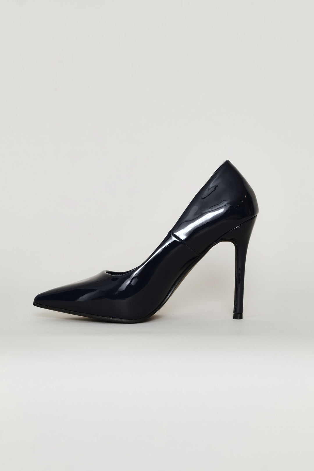Patent Pointy Heel - Navy