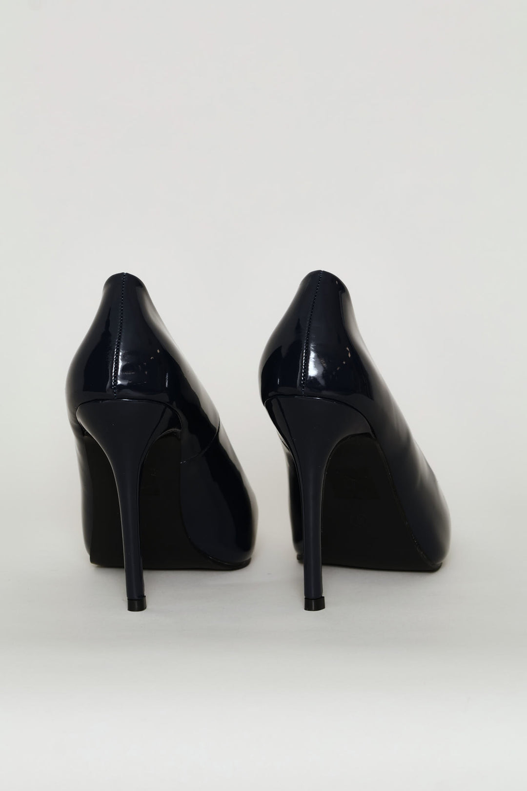 Patent Pointy Heel - Navy