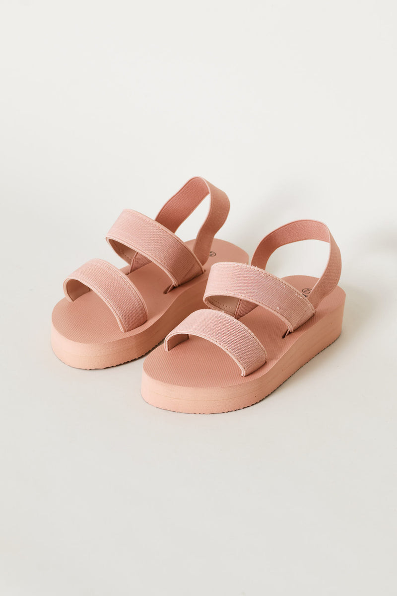 Girls Eva Wedge Sandal - Pink