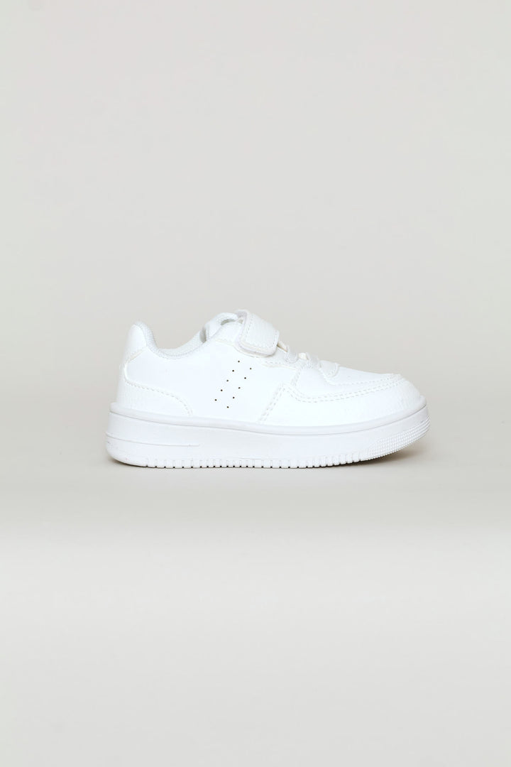 Baby Boys Basic Court Sneaker - White