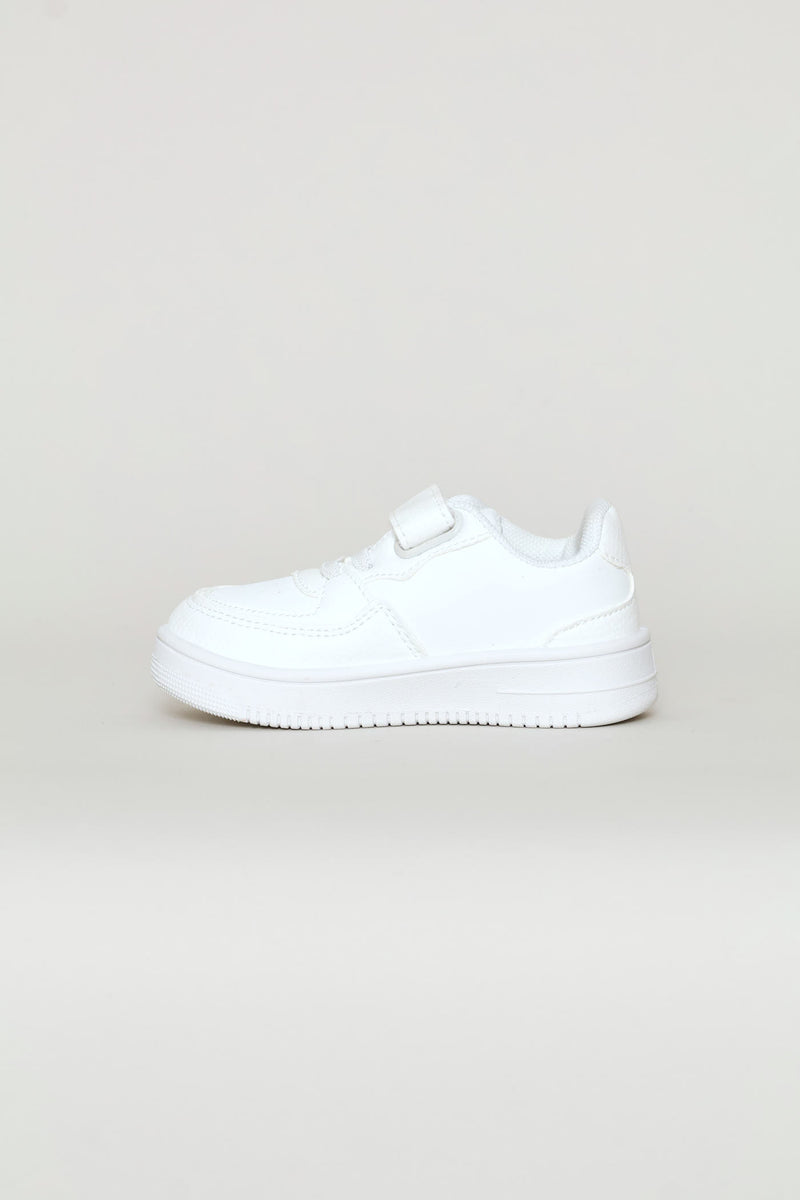 Baby Boys Basic Court Sneaker - White