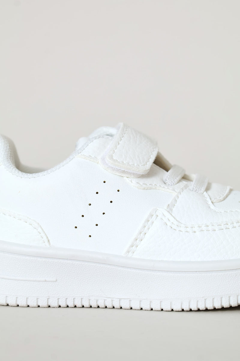 Baby Boys Basic Court Sneaker - White
