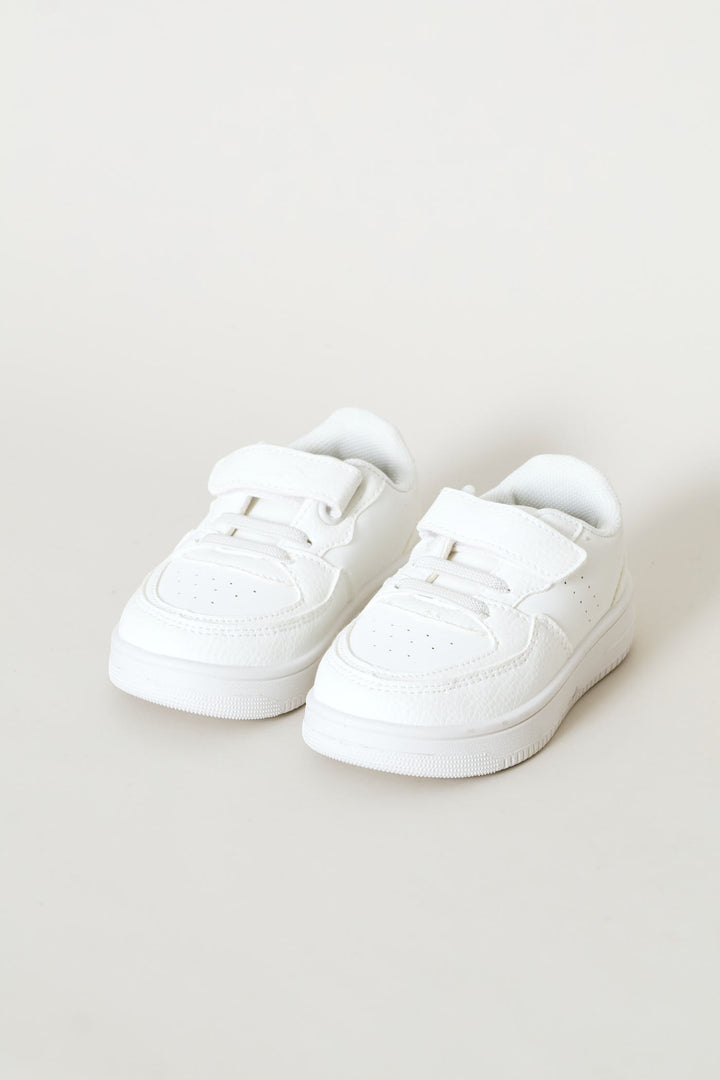 Baby Boys Basic Court Sneaker - White