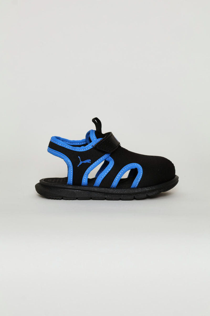 Pre-Boys Crony Shield Zadp Sandal - Black/Blue