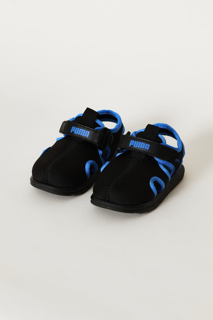 Pre-Boys Crony Shield Zadp Sandal - Black/Blue