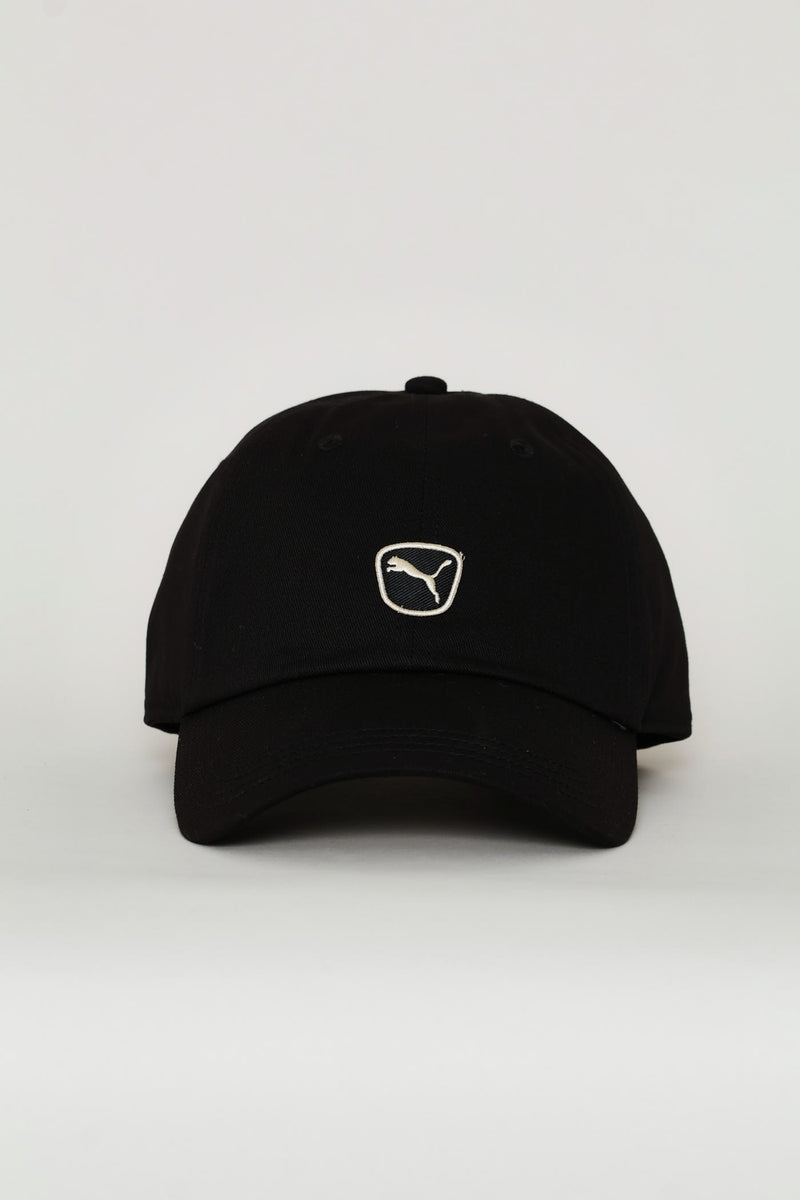Cat Patch Basball Cap - Black