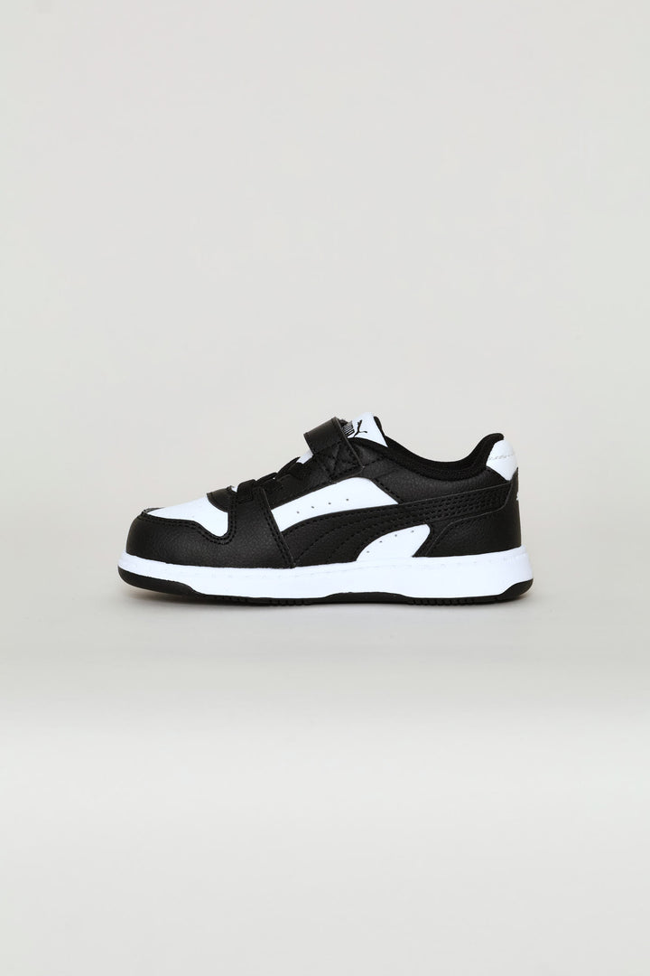 Pre-Boys Rebound Slam Lo Ac Plus Sneaker - White/Black