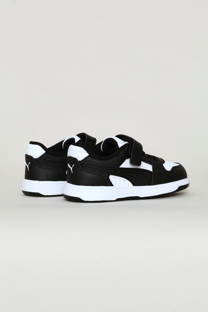 Pre-Boys Rebound Slam Lo Ac Plus Sneaker - White/Black