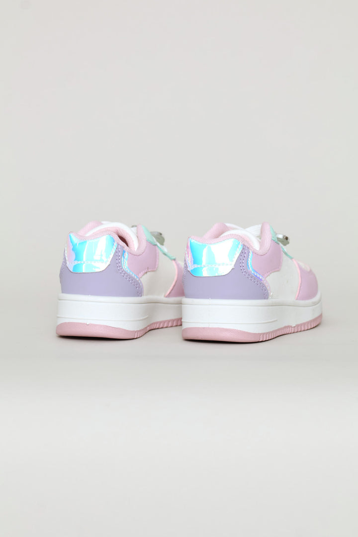Pre-Girls Multi Crown Court Sneaker - Multi