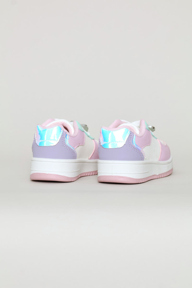 Pre-Girls Multi Crown Court Sneaker - Multi
