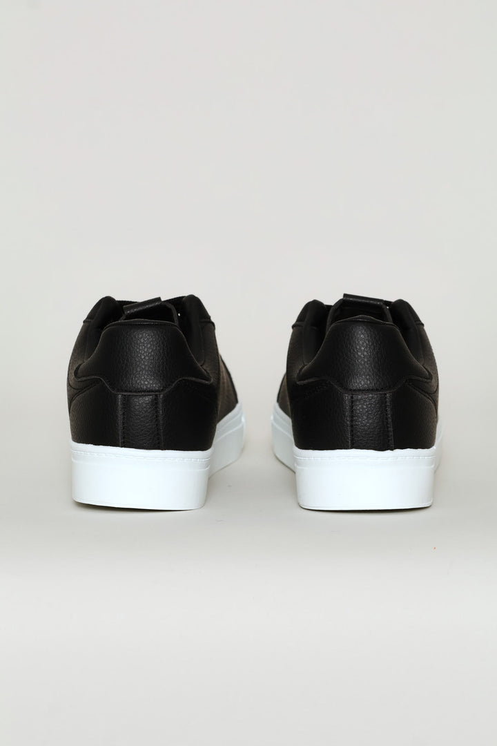 Basic Lace Up Sneaker - Black