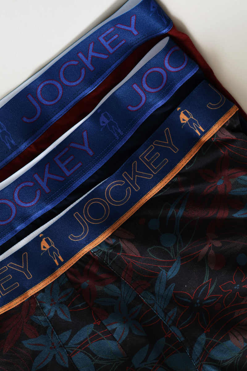 3 Pack Exclusive Fashion Trunk - Navy