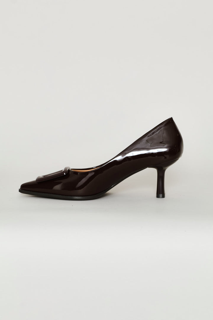 Patent Heel - Chocolate