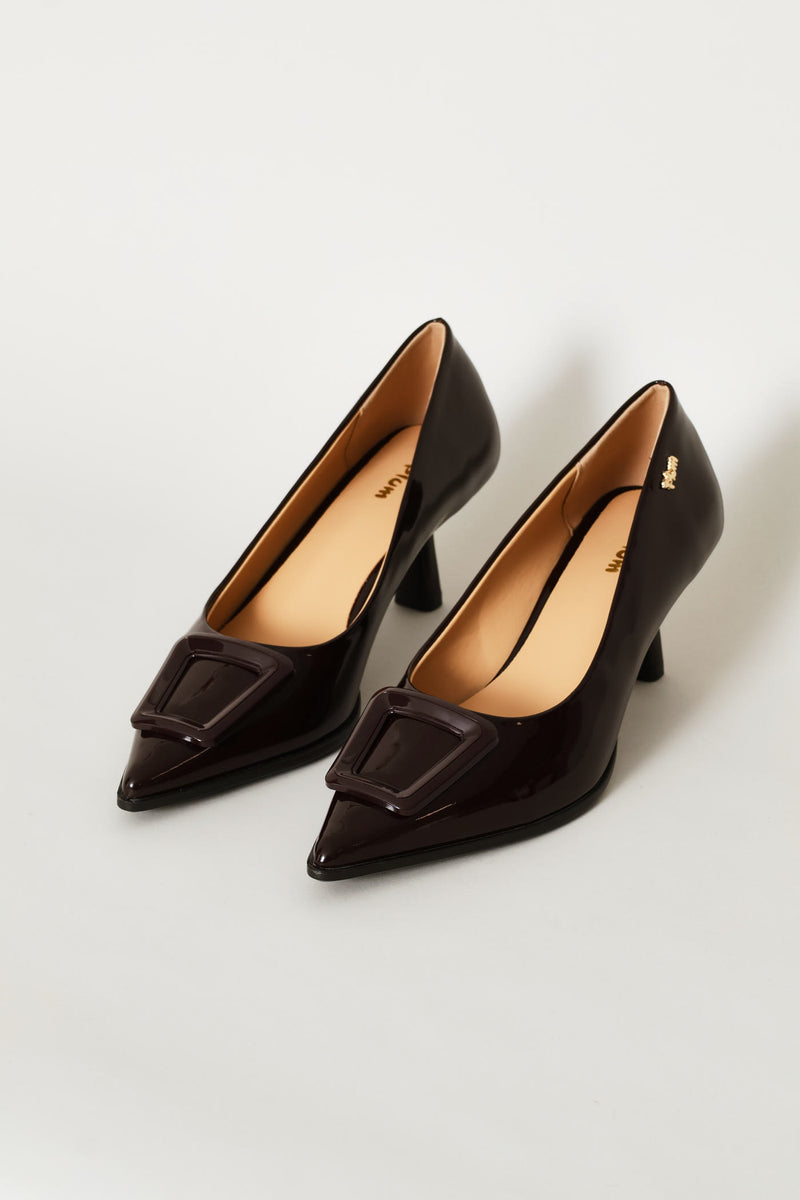 Patent Heel - Chocolate