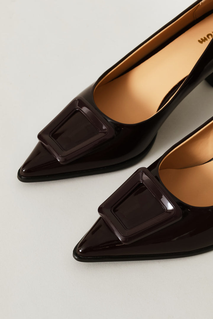 Patent Heel - Chocolate