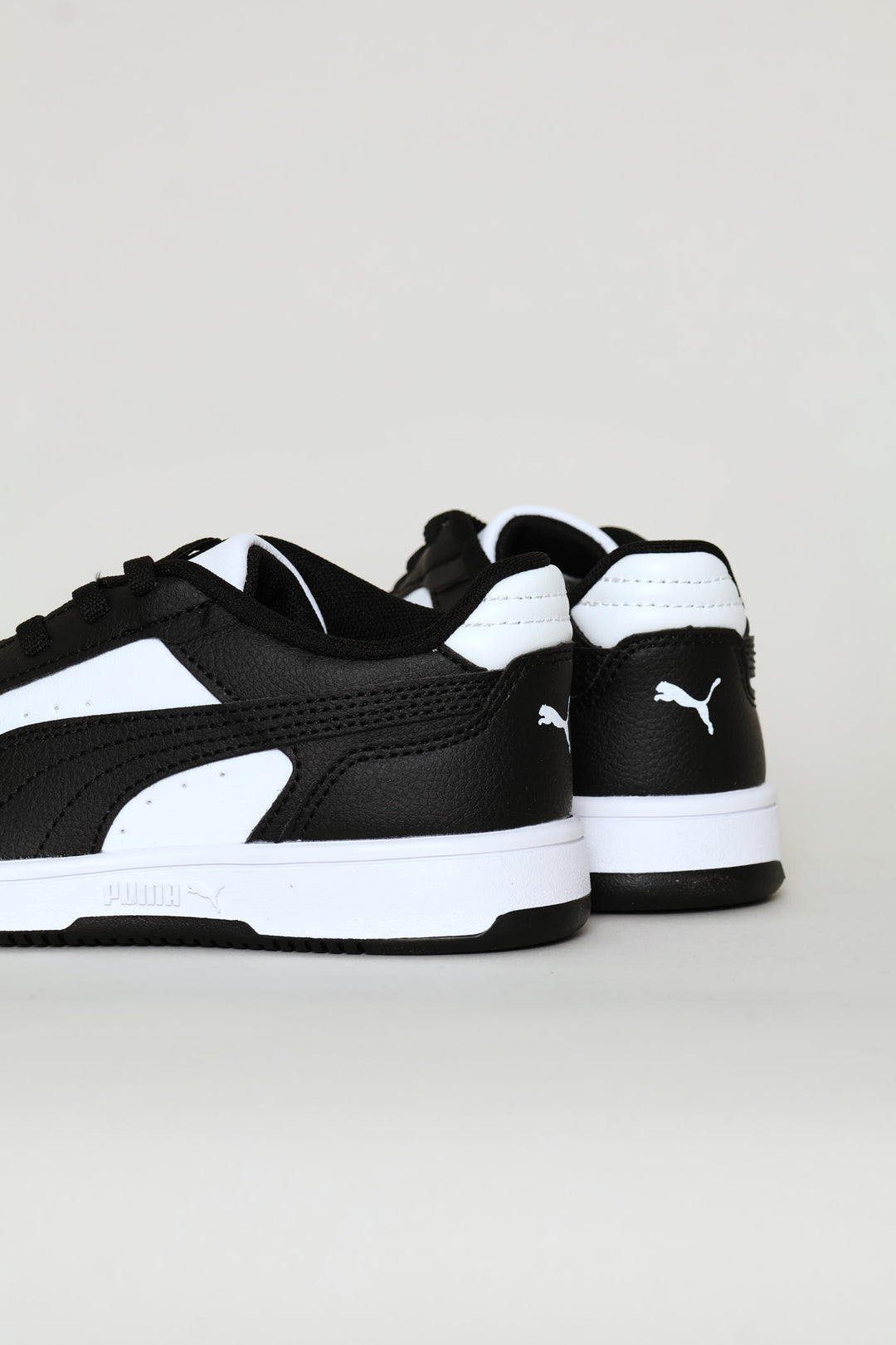 Pre-Boys Rebound Slam Lo Ac Sneaker - White/Black