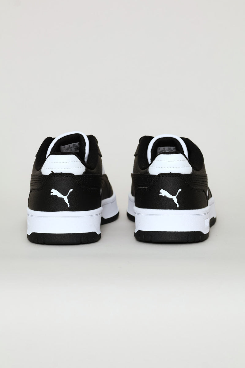 Boys Rebound Slam Lo Jr Sneaker - White/Black