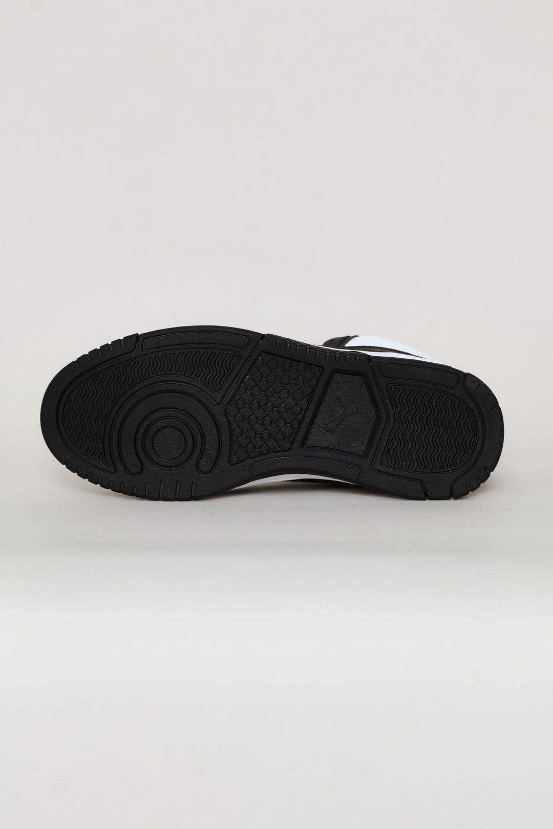 Boys Rebound Slam Mid Jr Sneaker - White/Black