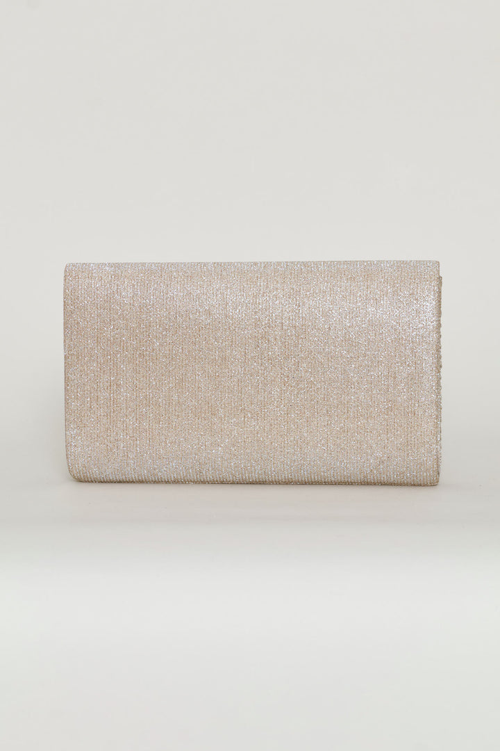 Shimmer Envelope Clutch - Rose Gold