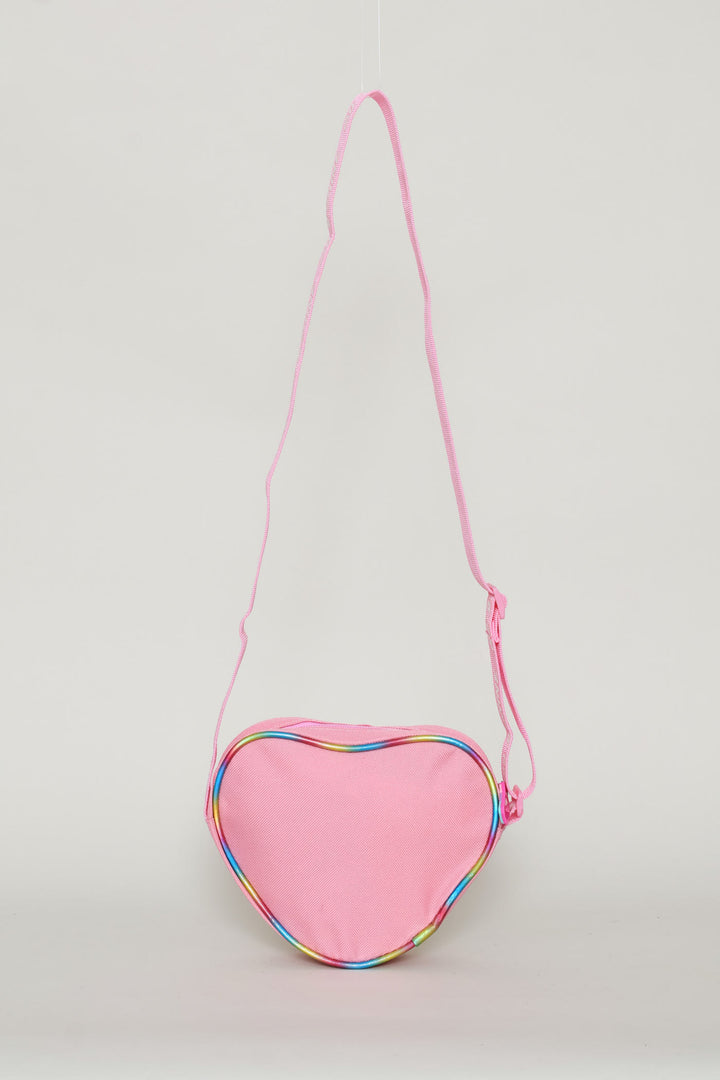 Pre-Girls Heart Unicorn Sling Bag - Pink