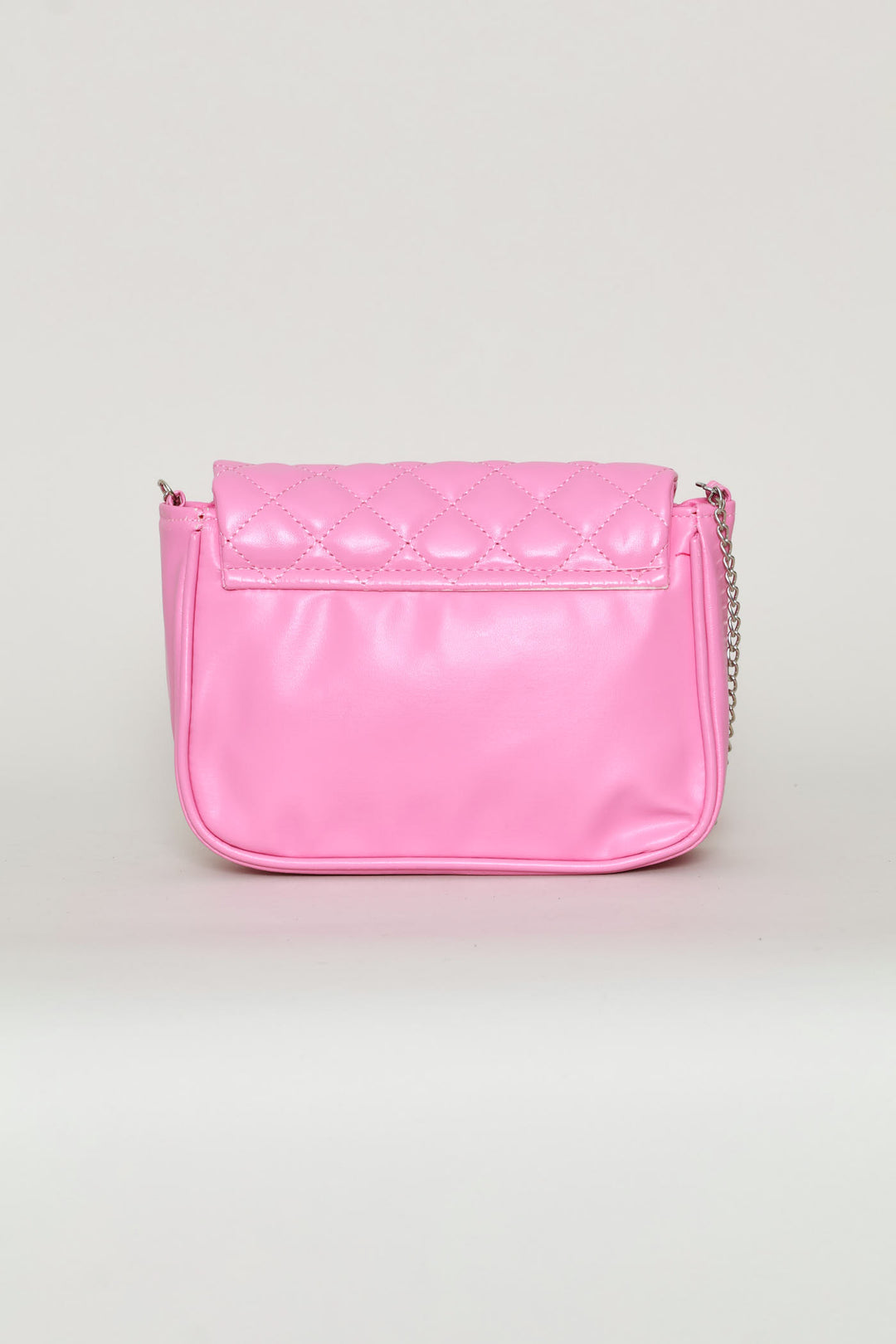 Girls Quilted Sling Bag - Pink