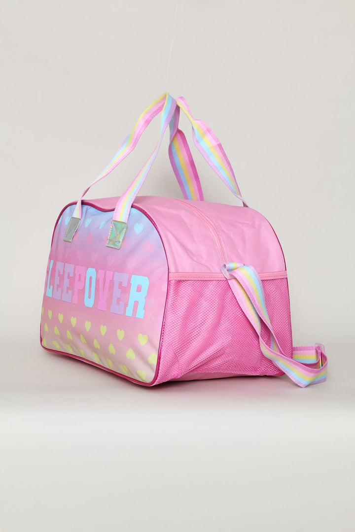 Girls Sleepover Duffelbag - Pink