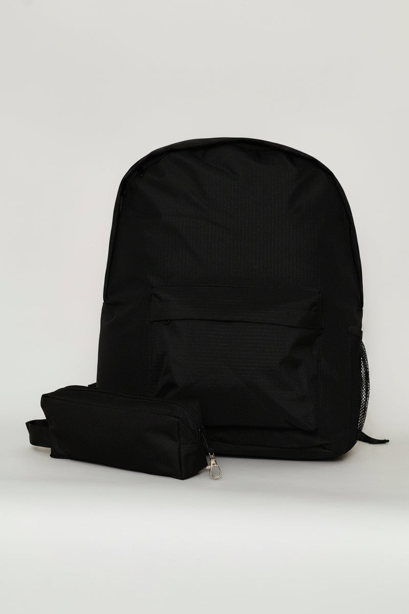 Pencil Case Backpack - Black
