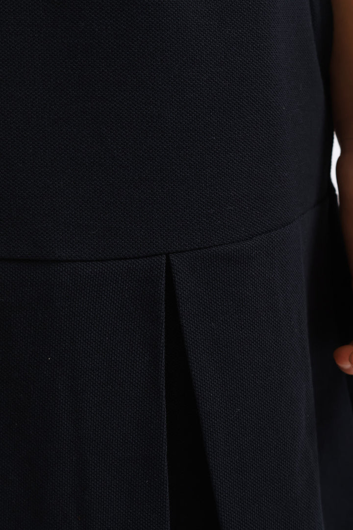 Girls Kerry Sleeveless Golfer Dress - Navy