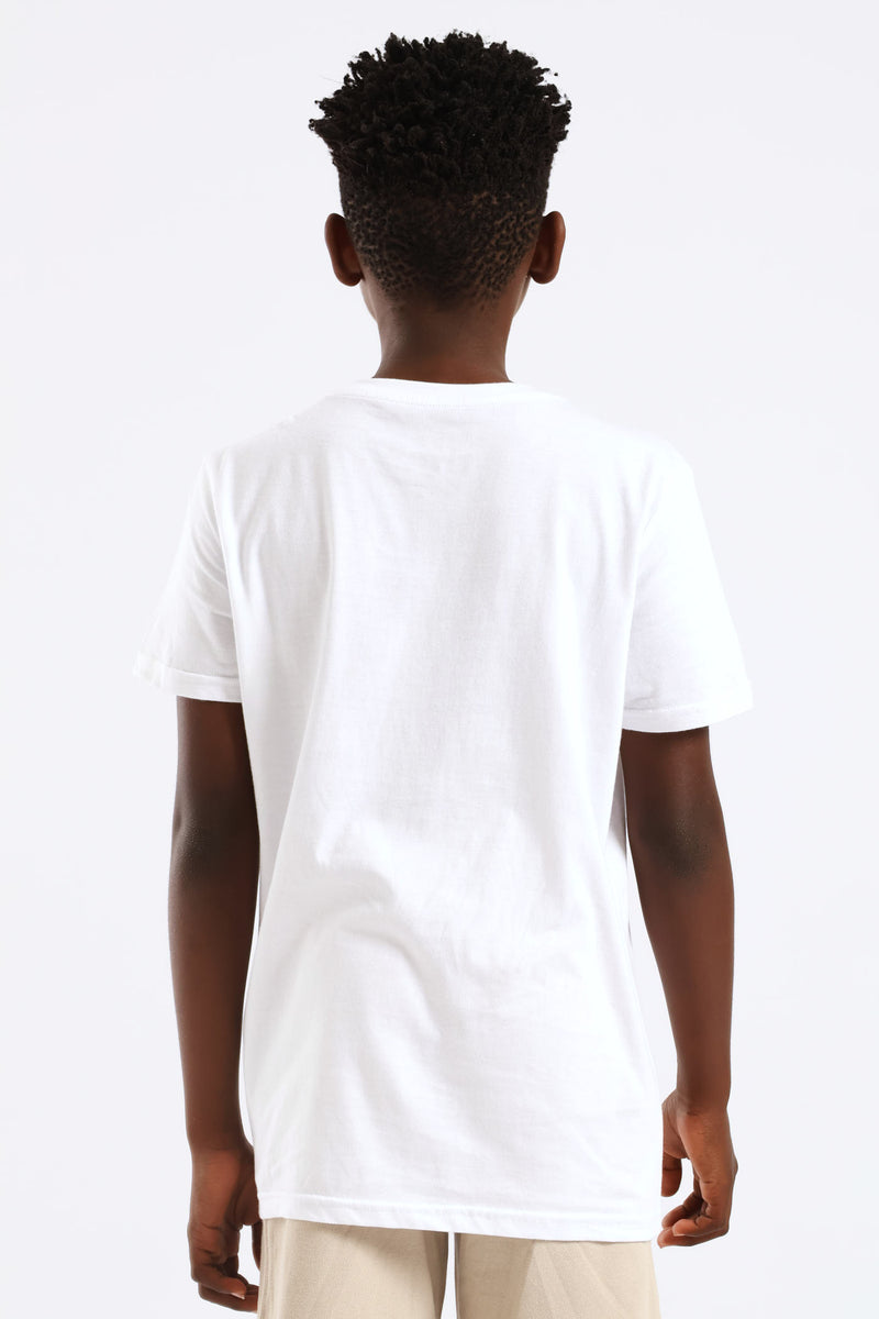 Boys Tupac T-Shirt - White