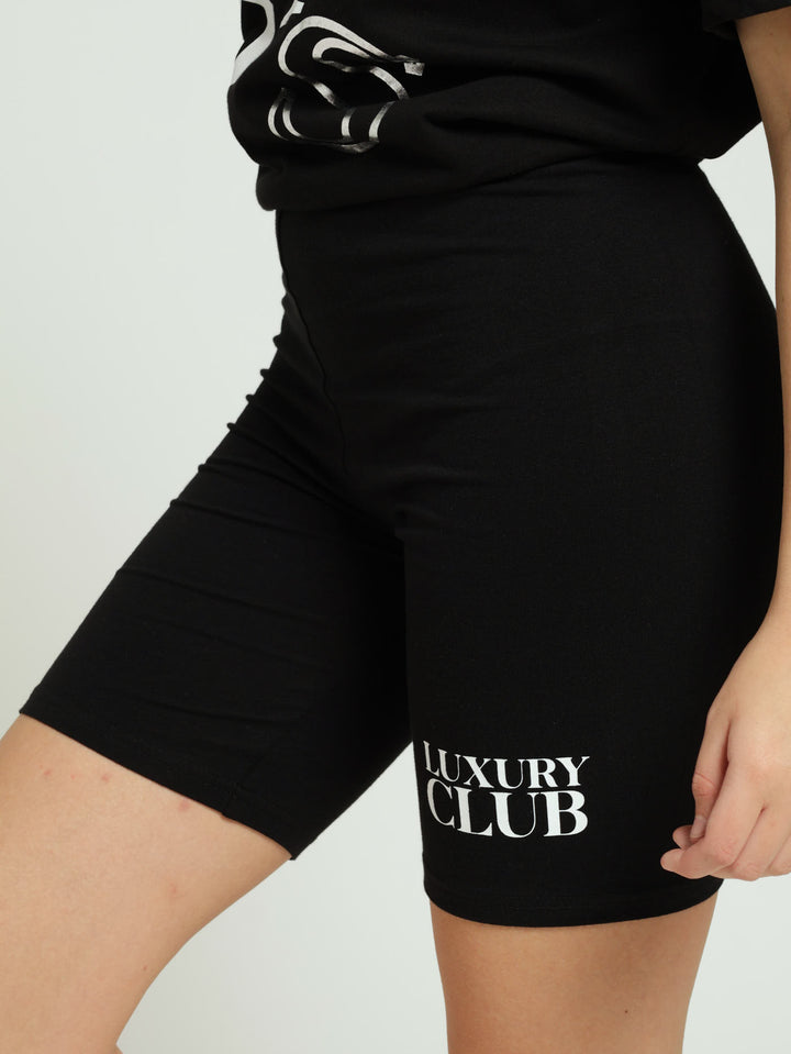 Girls Paris Cycle Shorts - Black