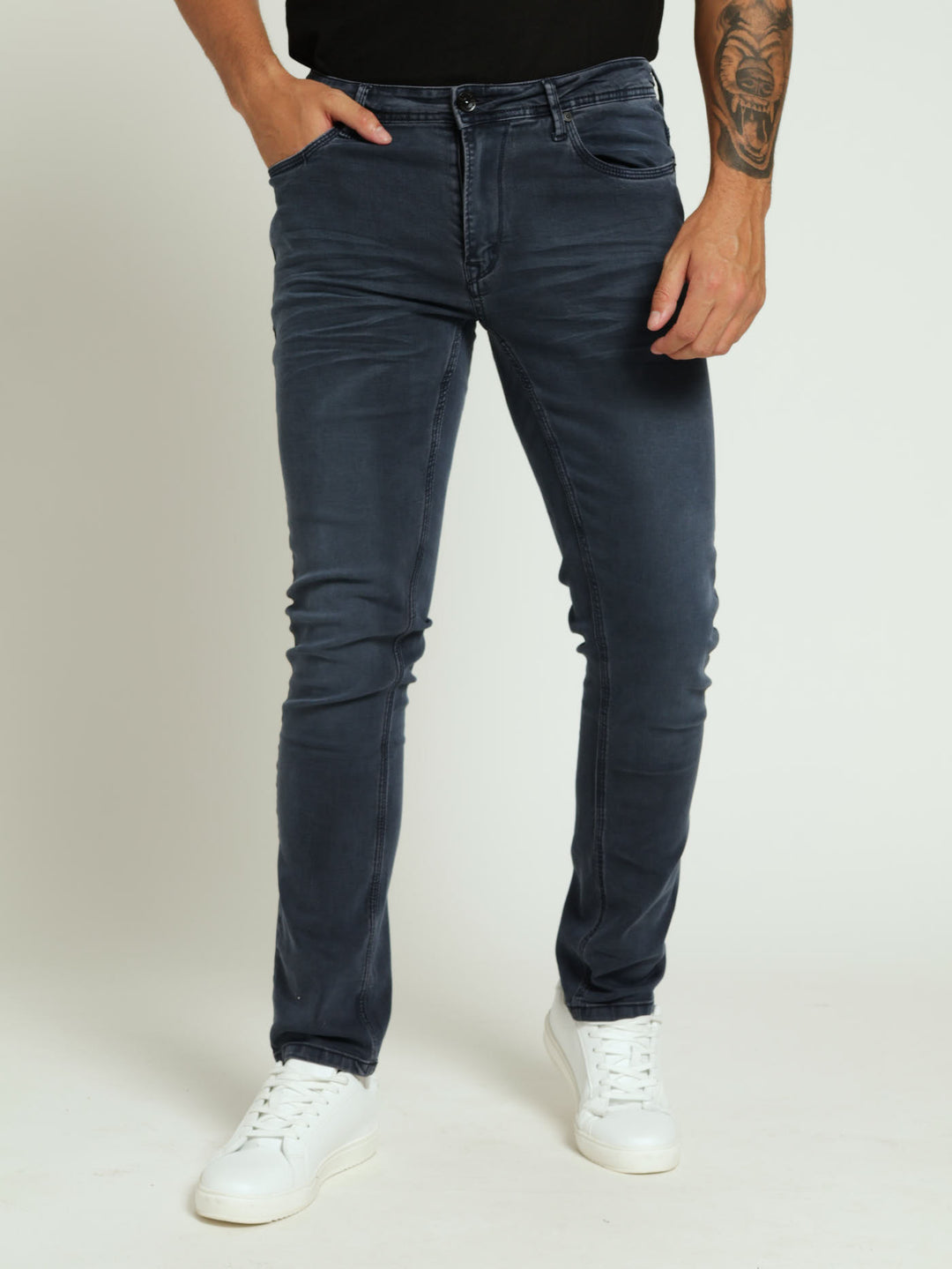 Trooper Slim Denim Jean Petrol
