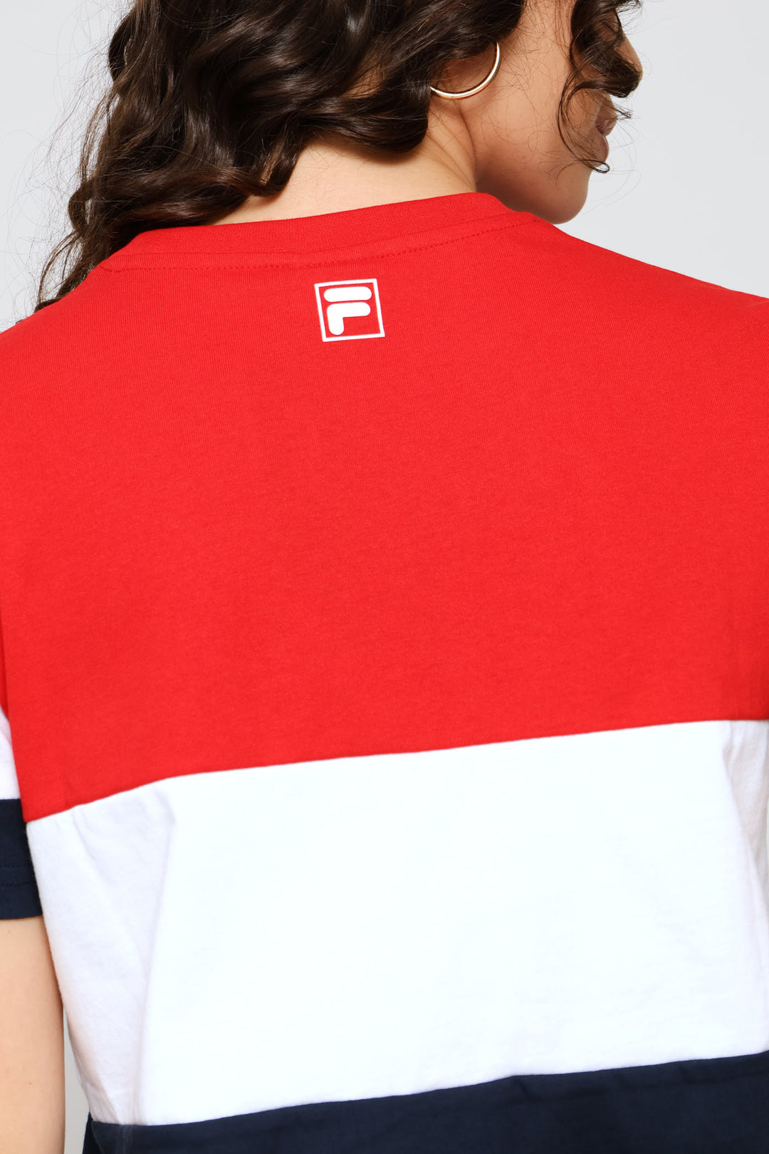 Devon Top - Navy/Red