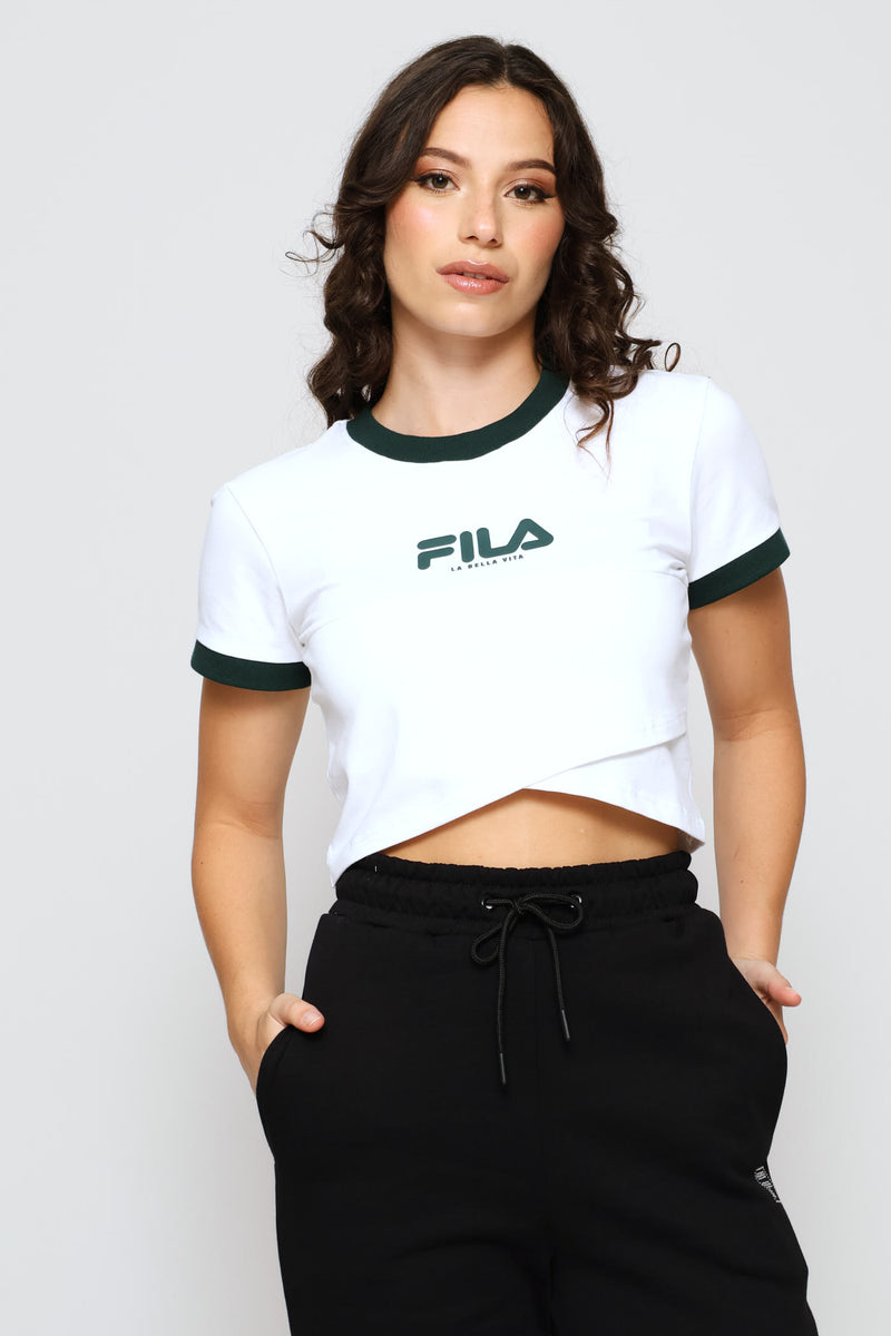 Juno Crop Top - White