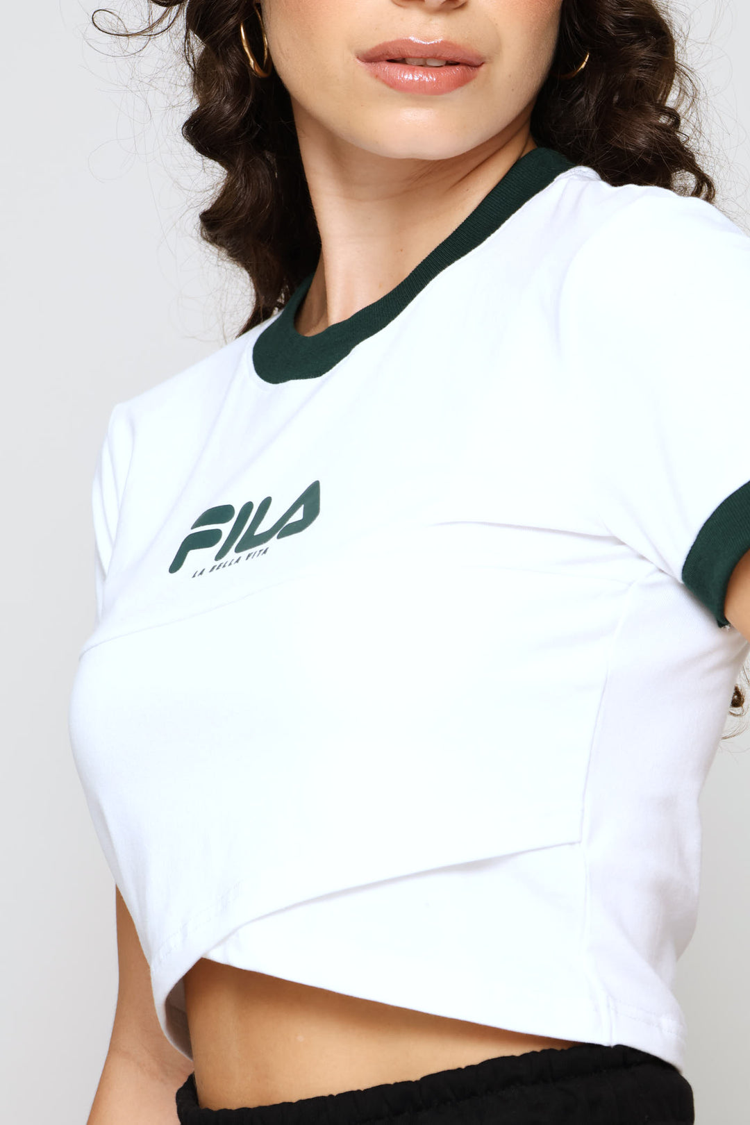 Juno Crop Top - White