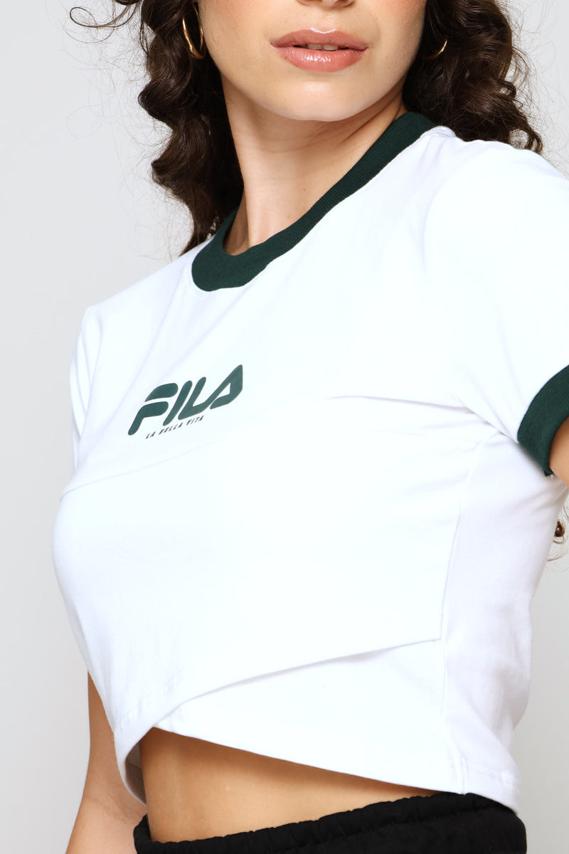 Juno Crop Top - White