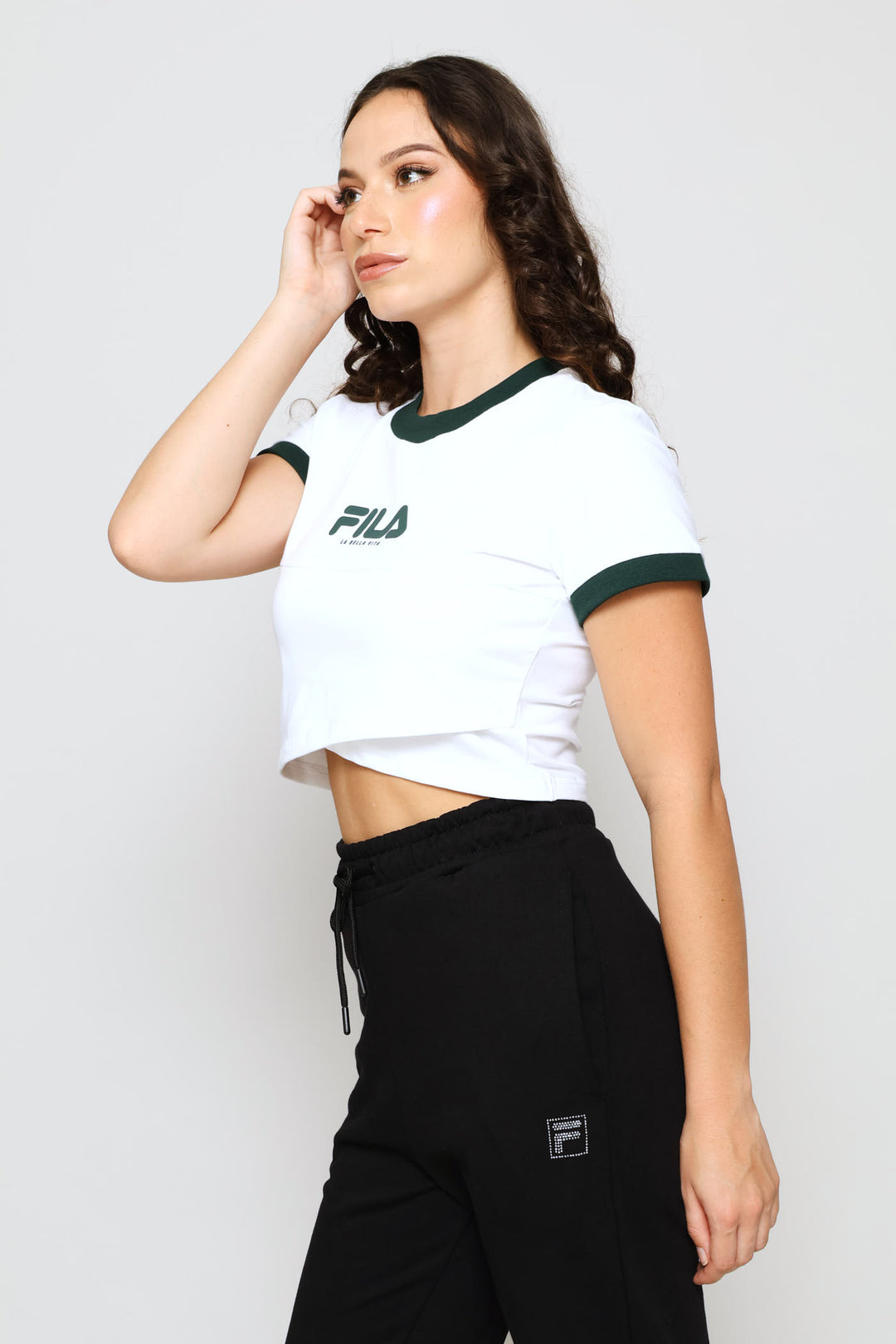 Juno Crop Top - White