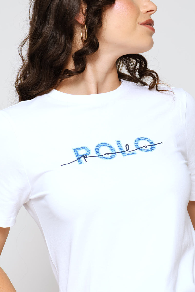 Abigail Print T-Shirt - White