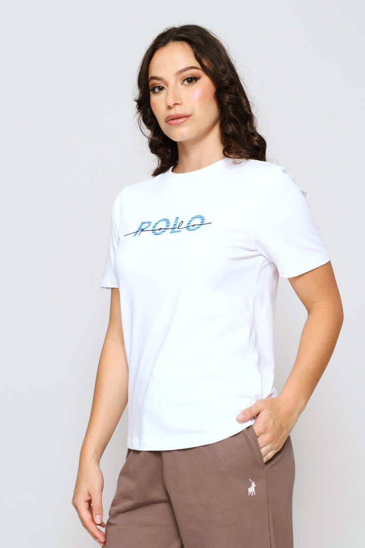 Abigail Print T-Shirt - White
