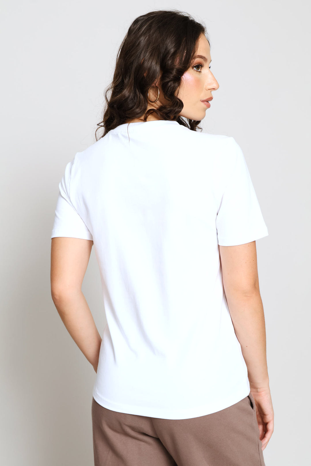 Abigail Print T-Shirt - White