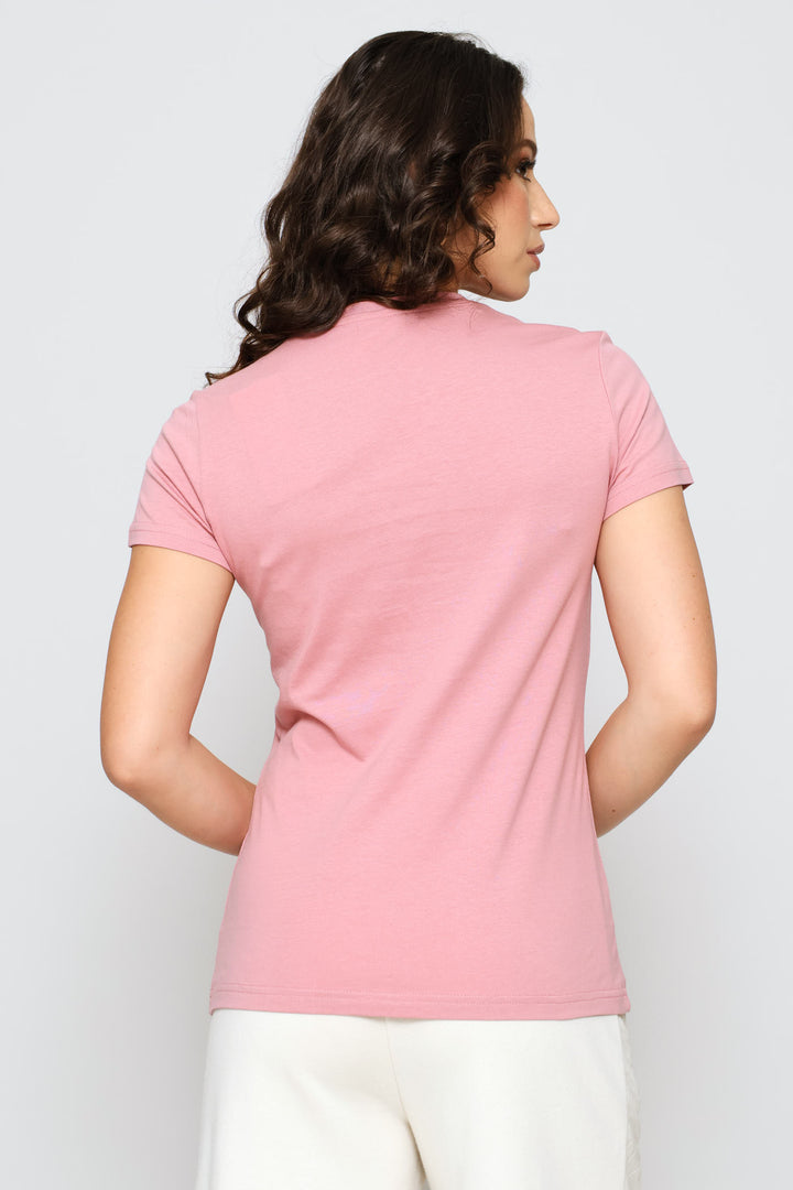 Essential No. 1 Logo Tee - Pink