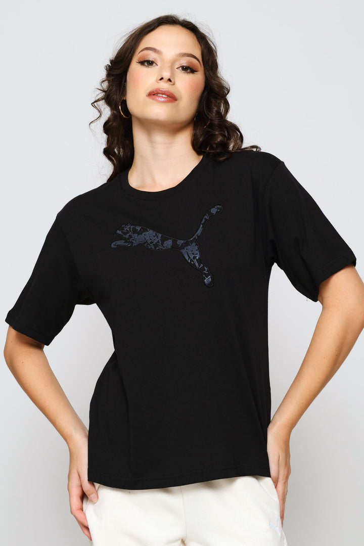 Elevated Darling Graphic Tee - Black