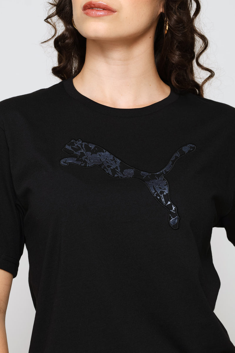 Elevated Darling Graphic Tee - Black