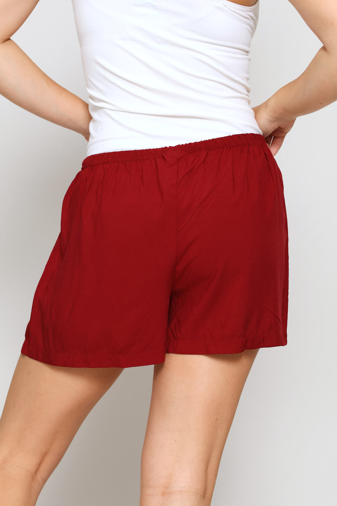2 Pack Viscose Sleep Short - Black / Red